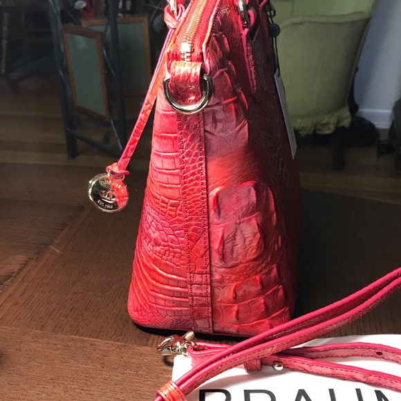 Brahmin Medium Duxbury in Punchy Coral NWT - Picture 7 of 9